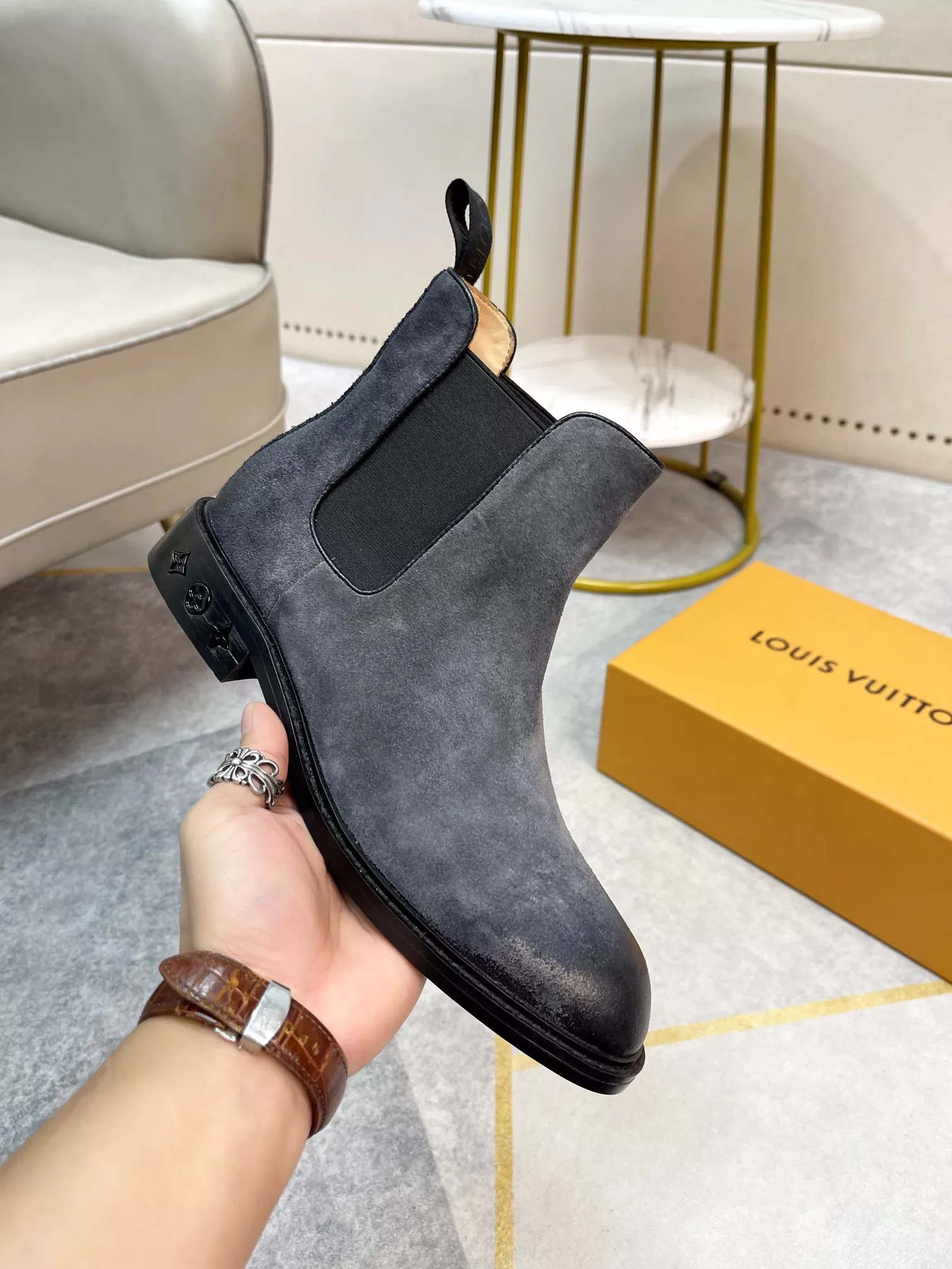 Resilient 9660 Louis Vuitton Boots For Men