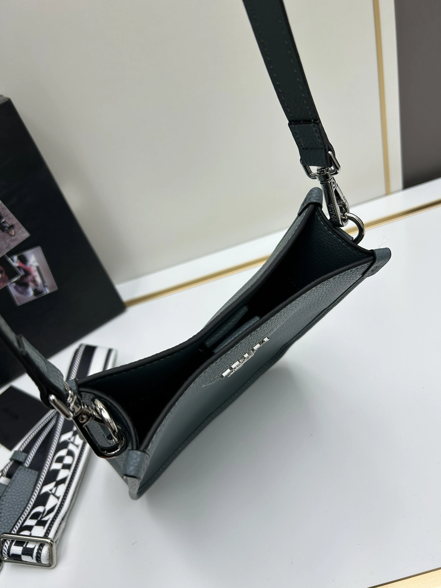 Resilient 9709 Prada AAA Quality Messenger Bags For Women