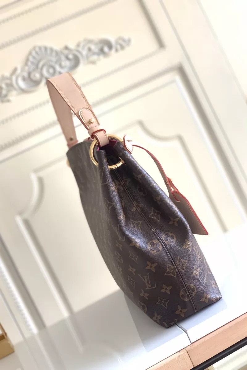 Resilient 9725 Louis Vuitton AAA Quality Handbags In Rose Red For Women