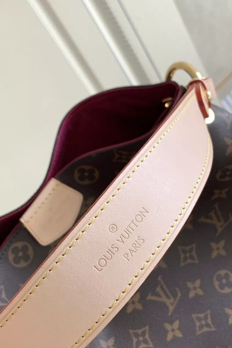 Resilient 9725 Louis Vuitton AAA Quality Handbags In Rose Red For Women