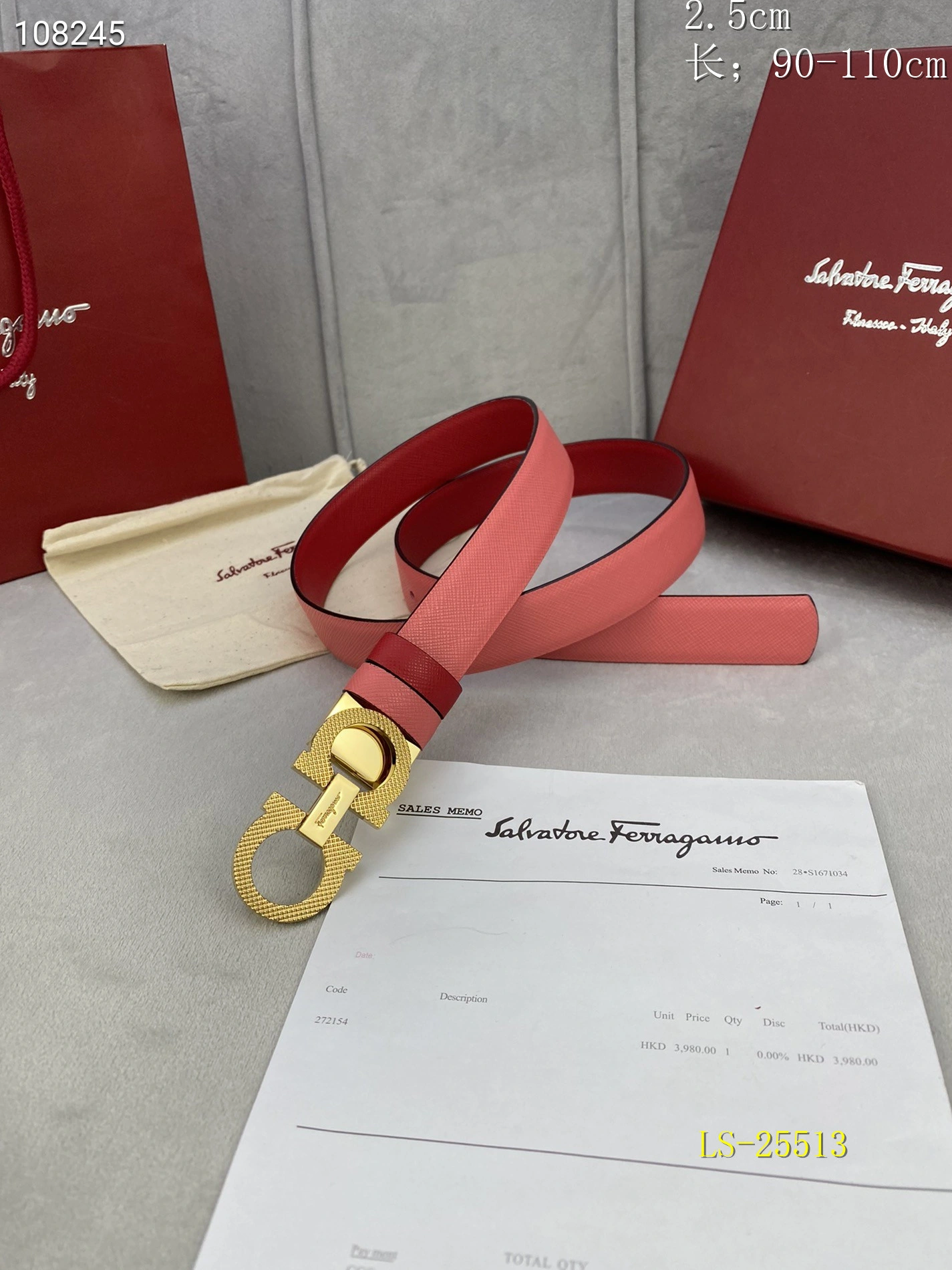 Salvatore Ferragamo AAA  Belts Bright 3998
