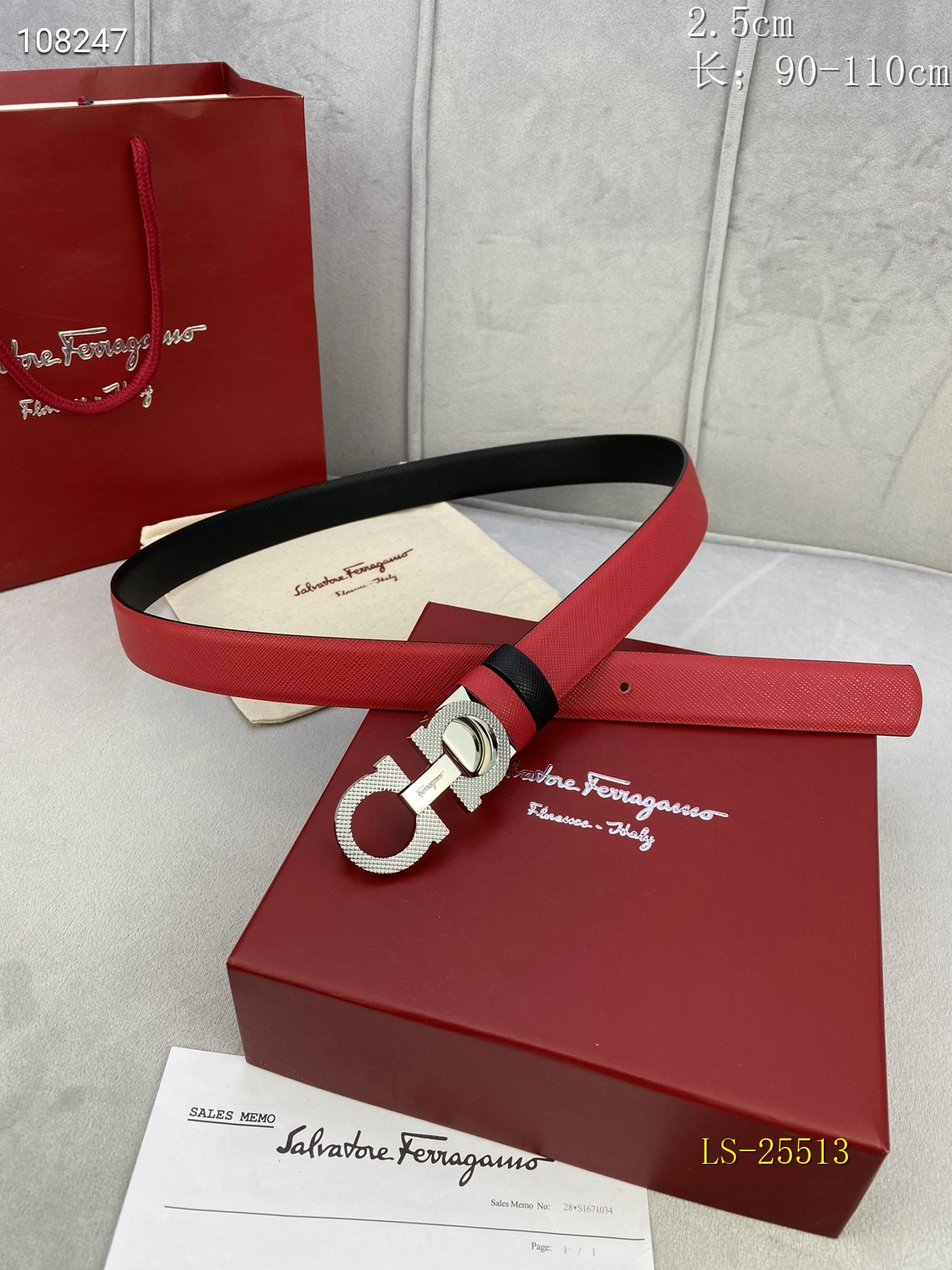 Salvatore Ferragamo AAA  Belts Flexible 9906
