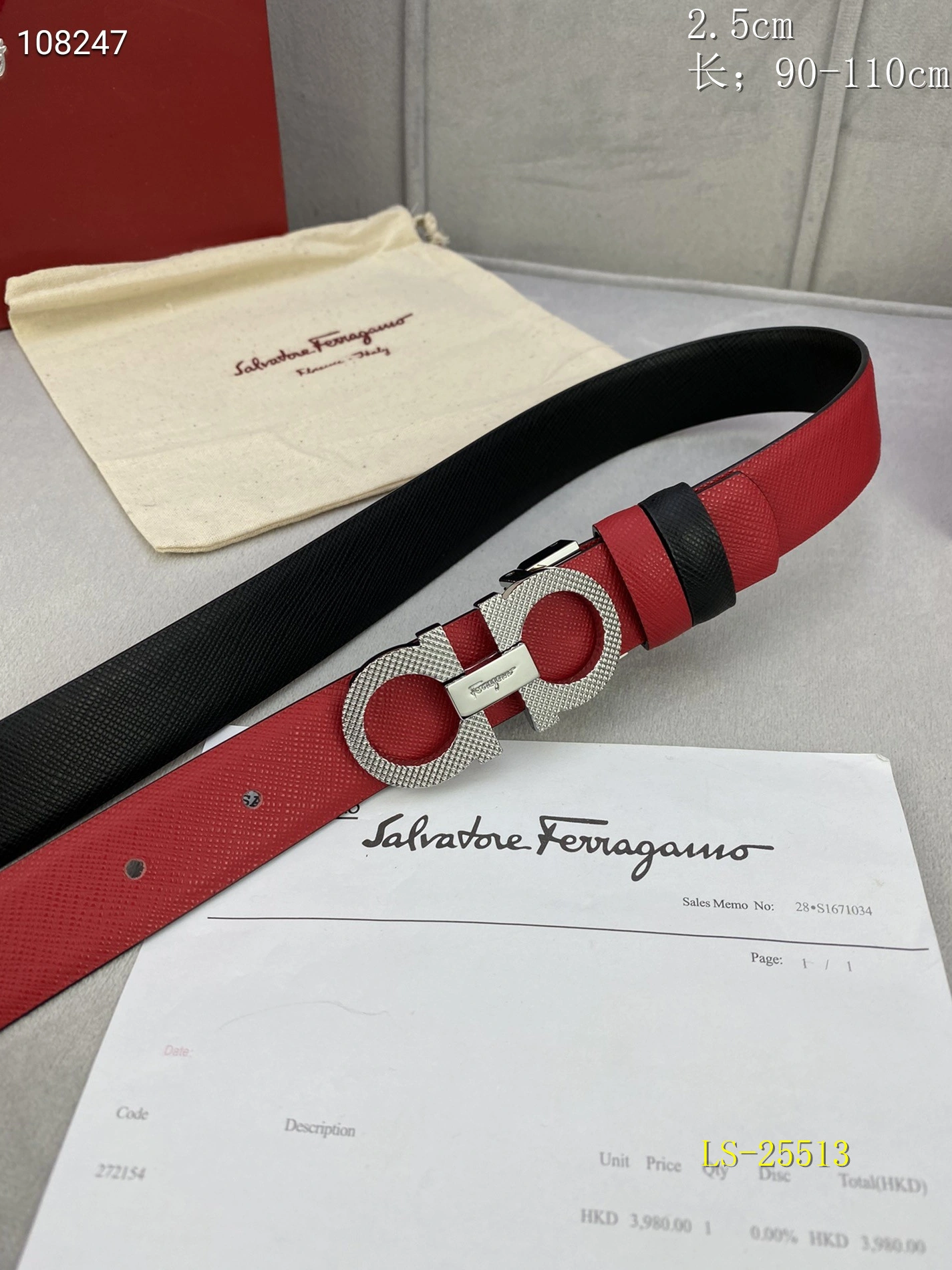 Salvatore Ferragamo AAA  Belts Flexible 9906