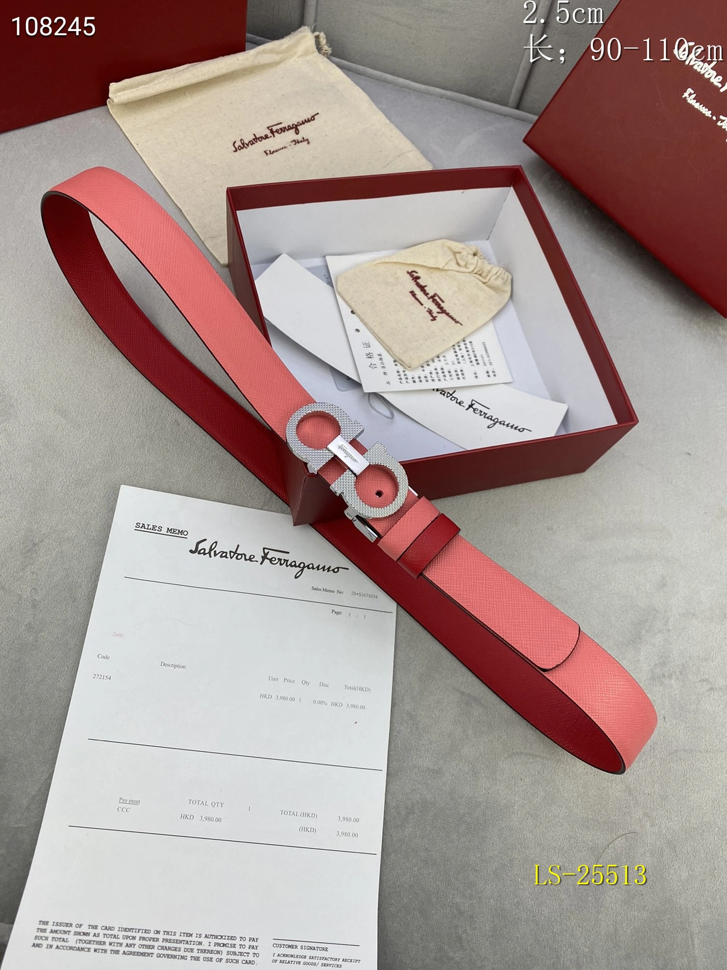 Salvatore Ferragamo AAA  Belts SportInspired 9302