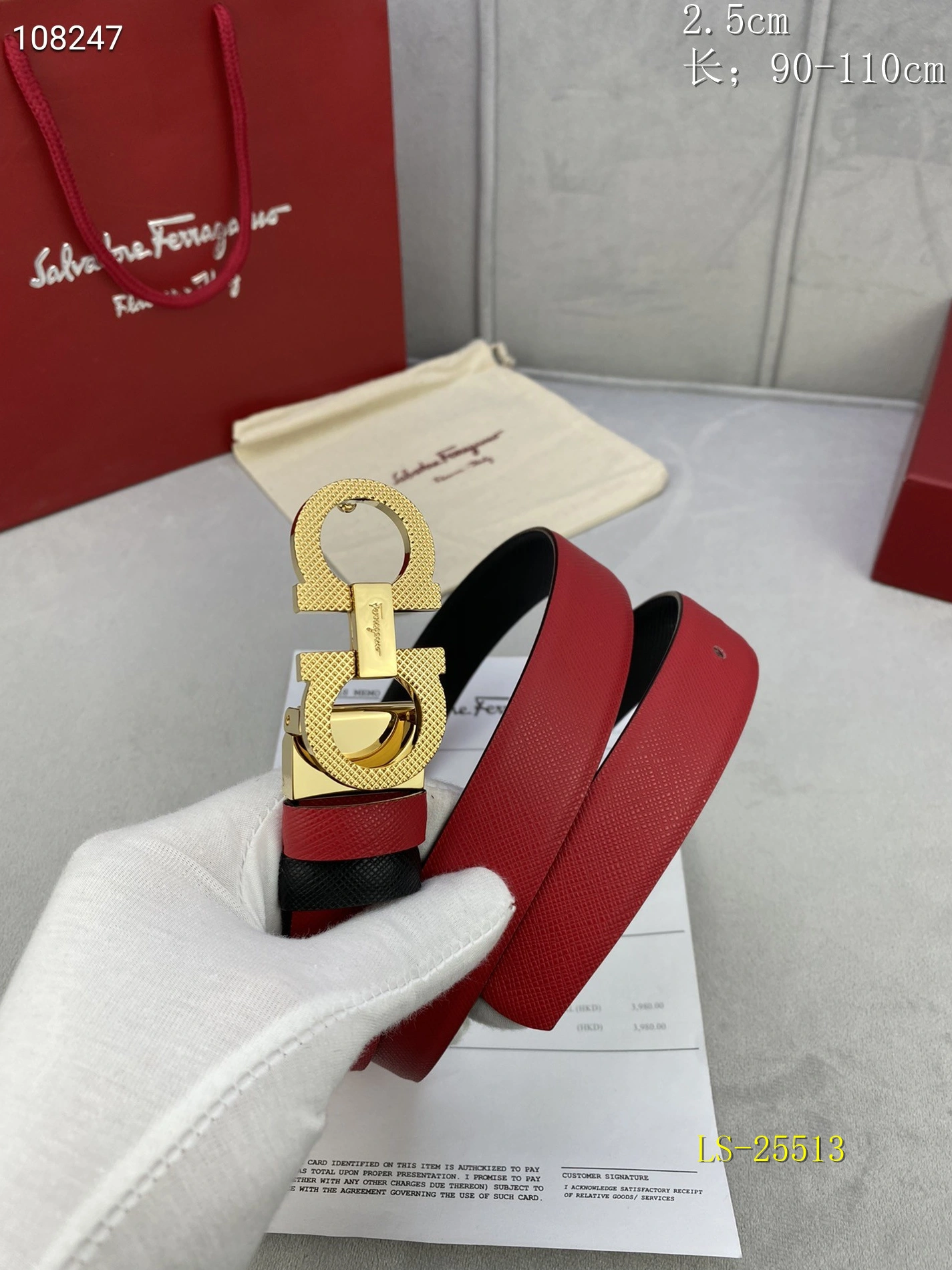 Salvatore Ferragamo AAA  Belts Timeless 386