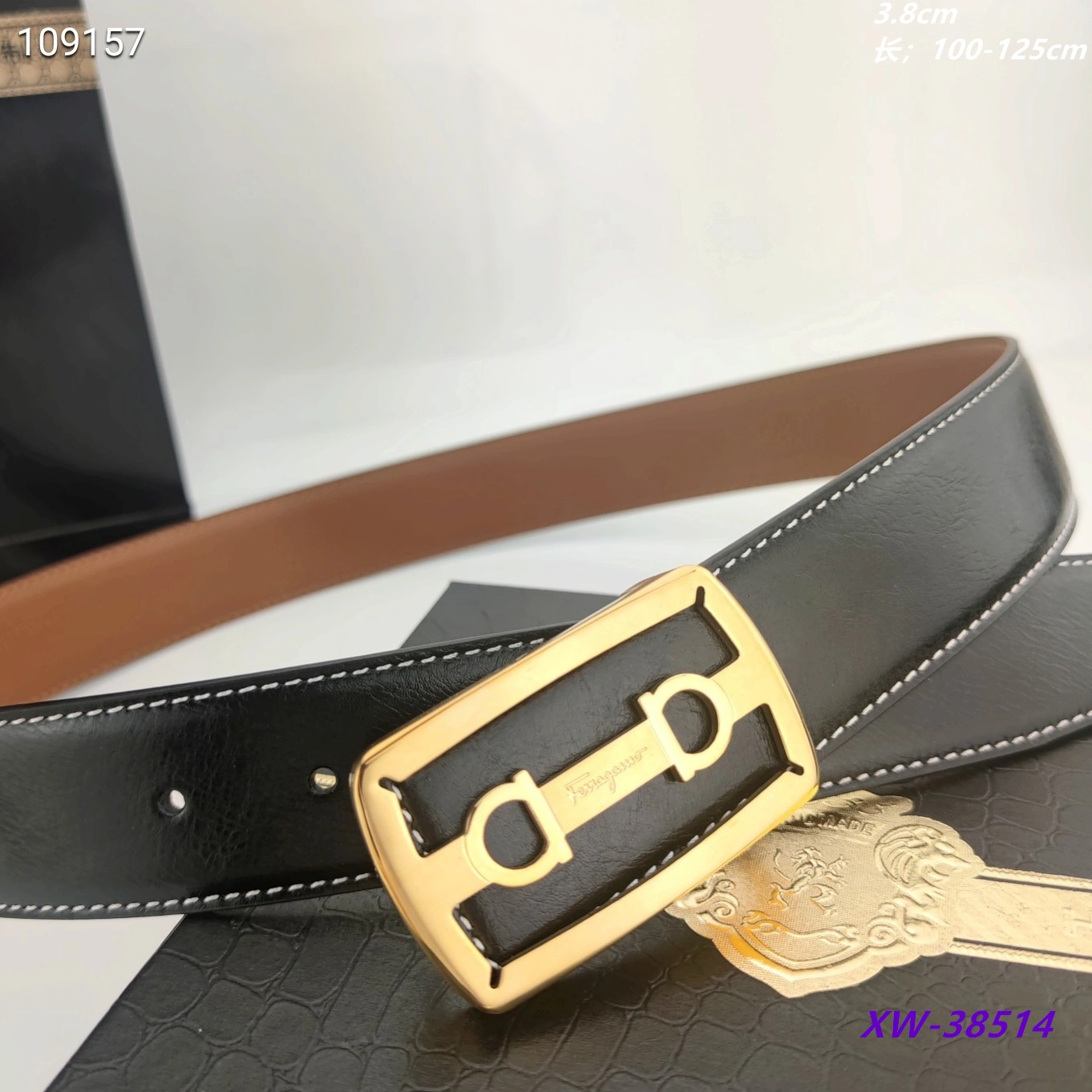 Salvatore Ferragamo AAA  Belts Vibrant 1019