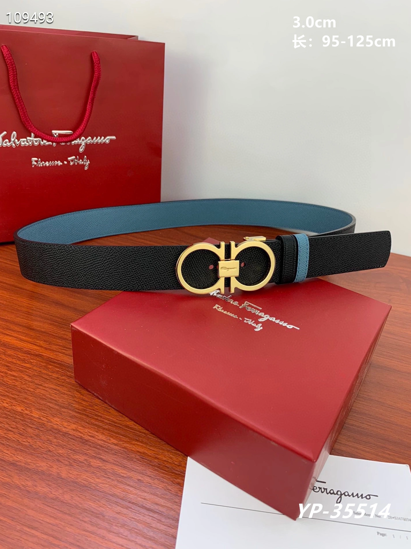 Salvatore Ferragamo AAA  Belts Vibrant 178