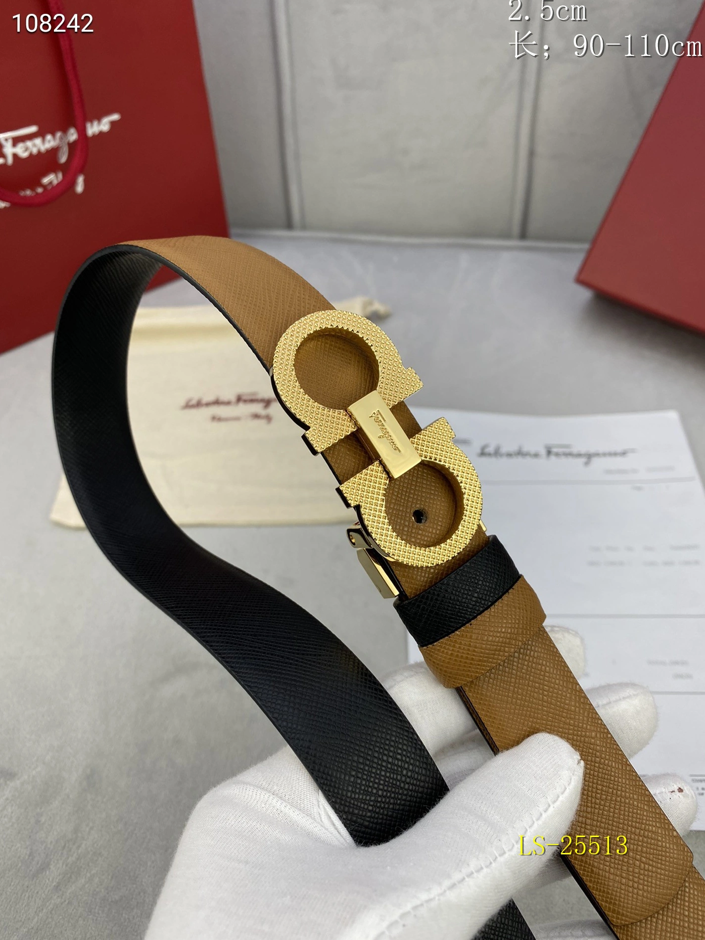Salvatore Ferragamo AAA  Belts Vibrant 6087