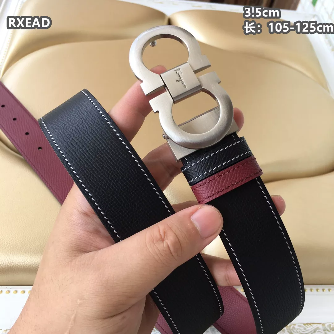 Salvatore Ferragamo AAA Quality Belts For Men Bold 2826