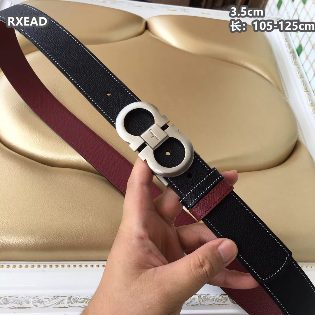 Salvatore Ferragamo AAA Quality Belts For Men Bold 2826