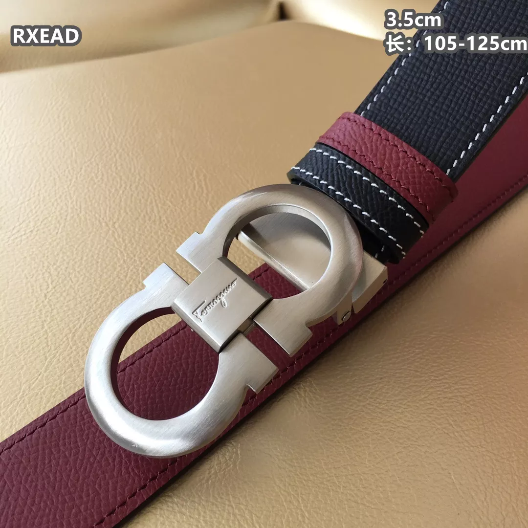Salvatore Ferragamo AAA Quality Belts For Men Bold 2826