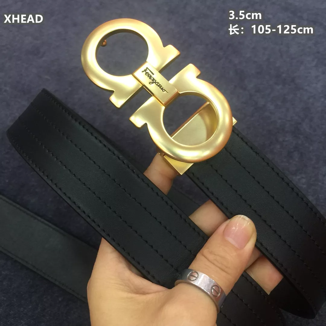 Salvatore Ferragamo AAA Quality Belts For Men Bold 4789