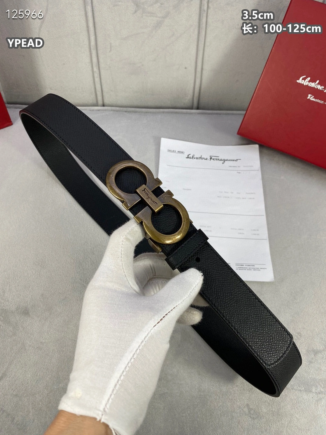 Salvatore Ferragamo AAA Quality Belts For Men Bright 2082