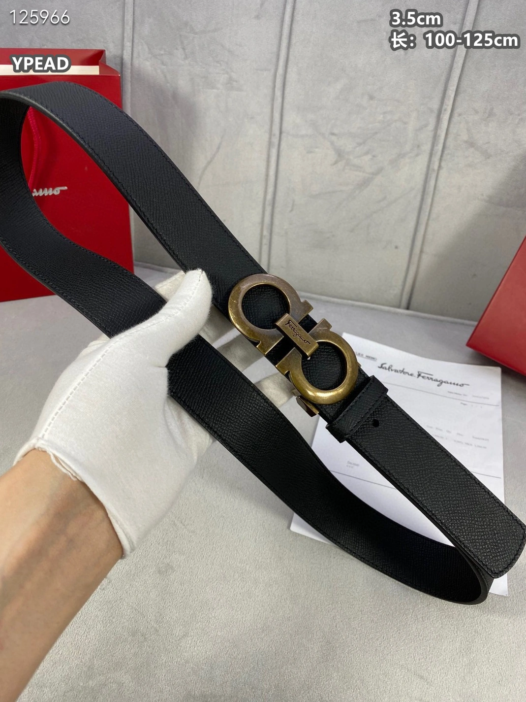 Salvatore Ferragamo AAA Quality Belts For Men Bright 2082