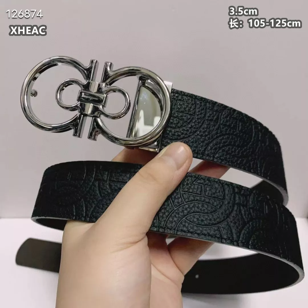 Salvatore Ferragamo AAA Quality Belts For Men Comfortable 9771