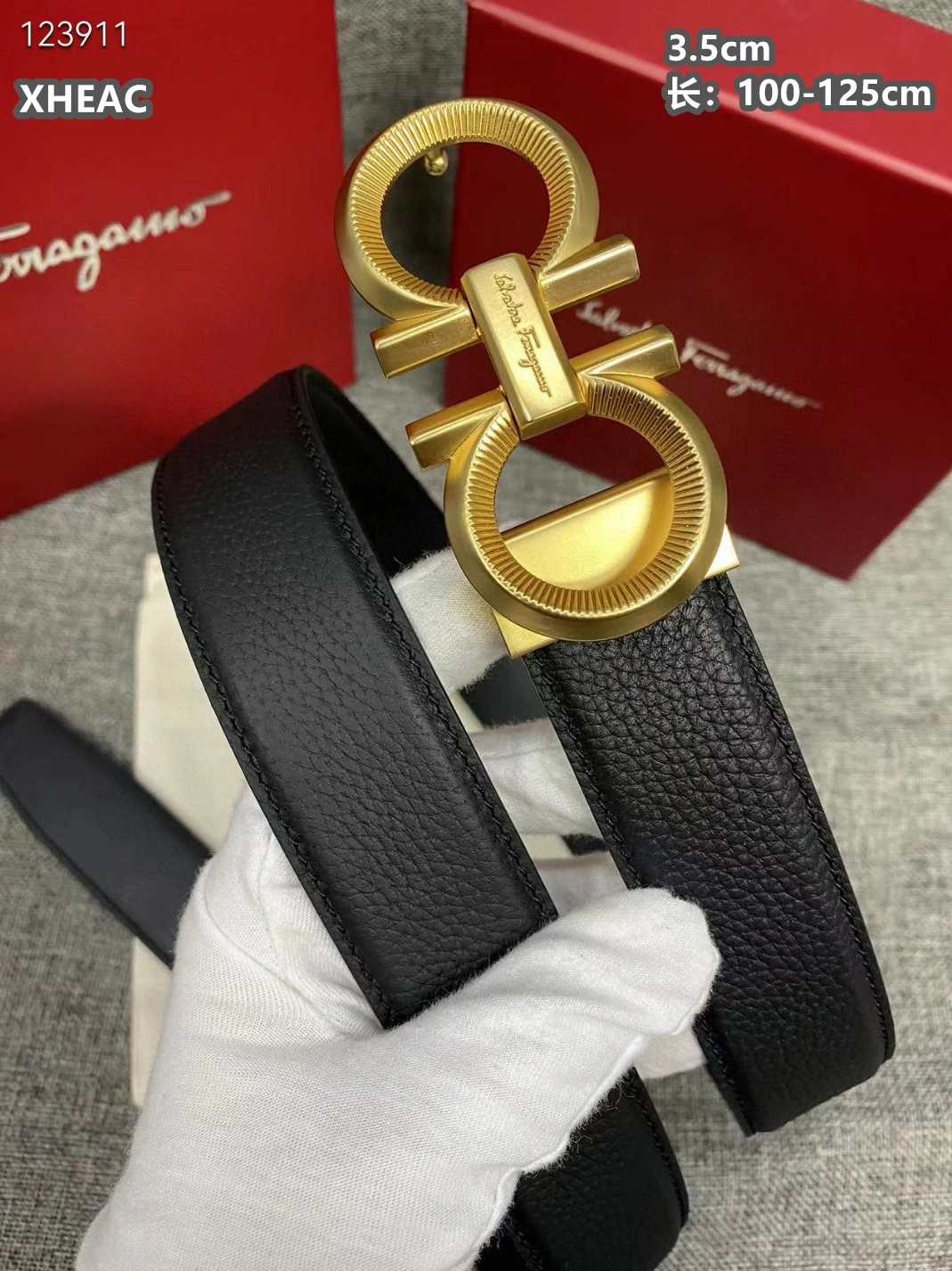 Salvatore Ferragamo AAA Quality Belts For Men Compact 1435
