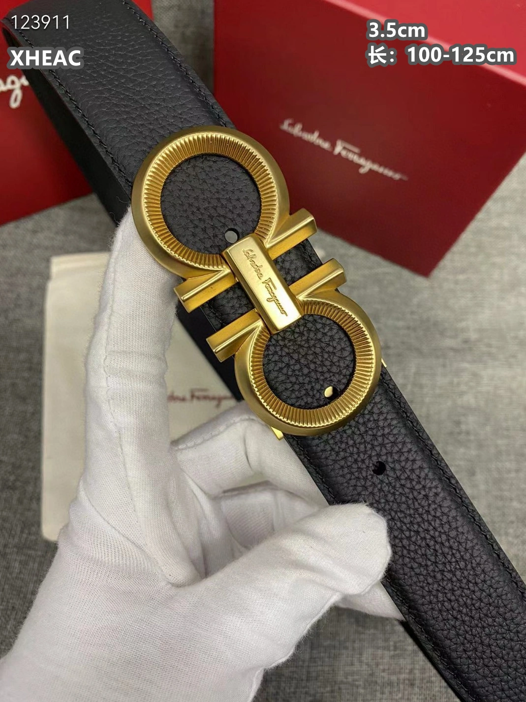 Salvatore Ferragamo AAA Quality Belts For Men Compact 1435