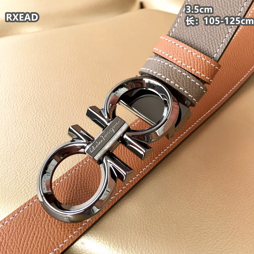Salvatore Ferragamo AAA Quality Belts For Men Compact 1632