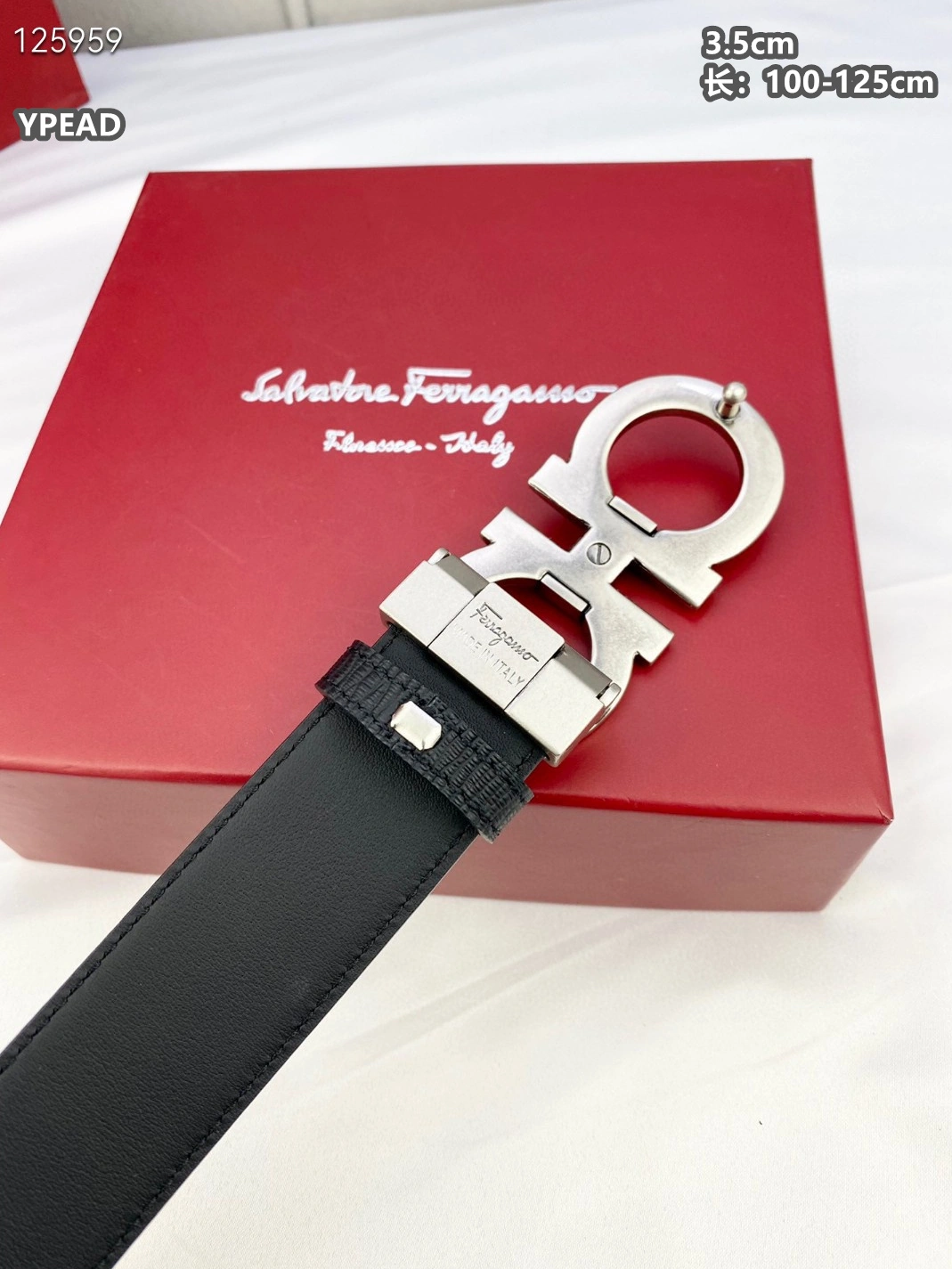 Salvatore Ferragamo AAA Quality Belts For Men Compact 4697