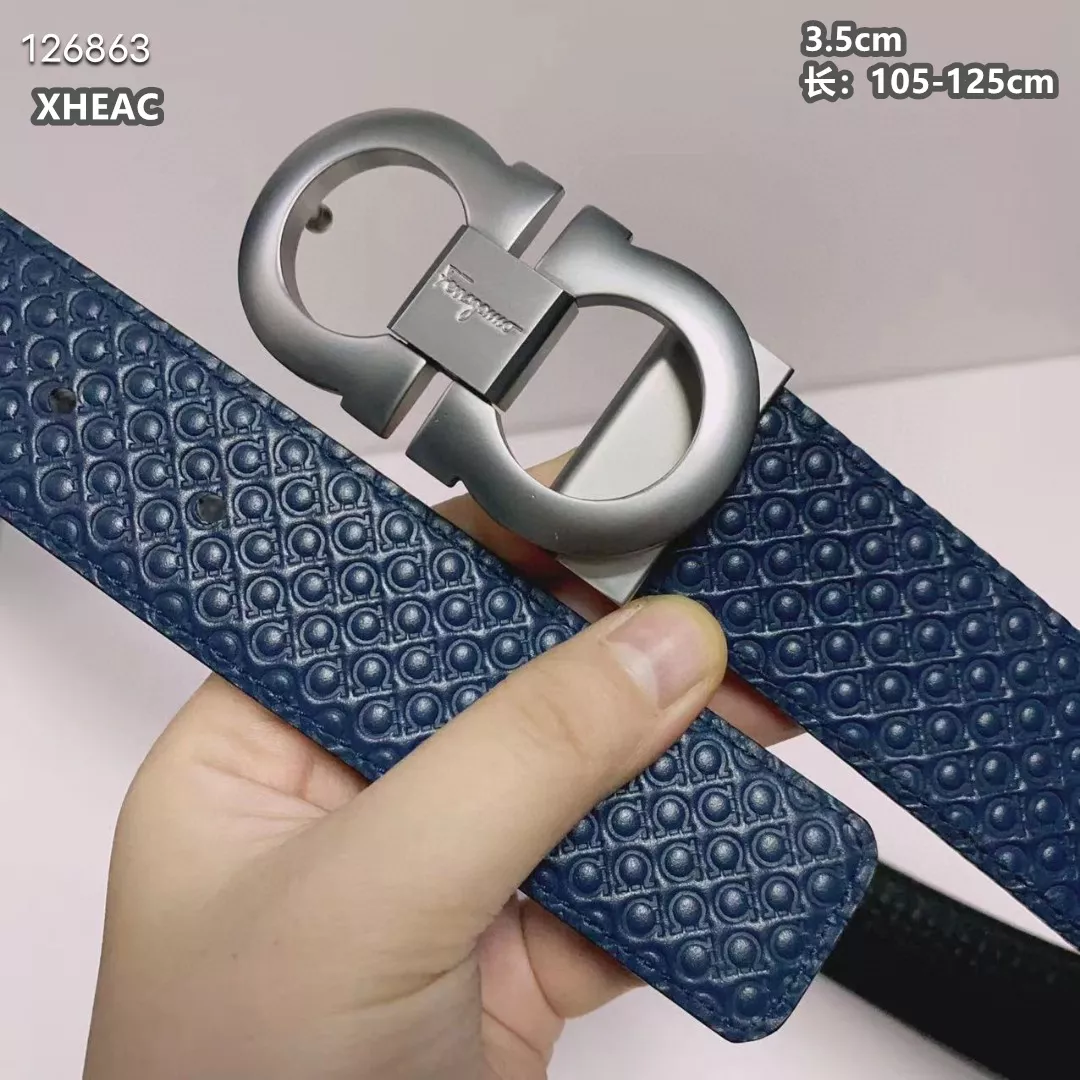 Salvatore Ferragamo AAA Quality Belts For Men Compact 8513