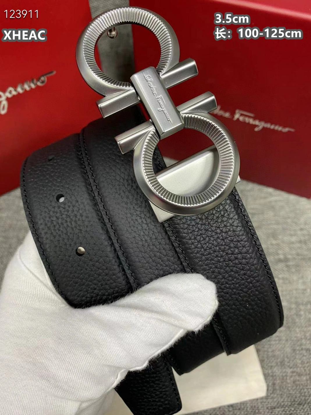 Salvatore Ferragamo AAA Quality Belts For Men Cozy 4175