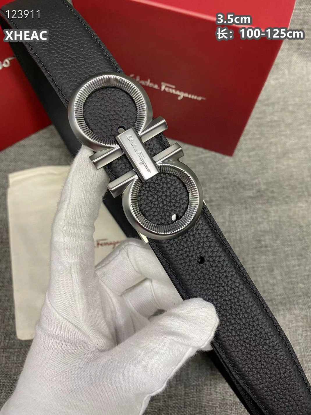 Salvatore Ferragamo AAA Quality Belts For Men Cozy 4175