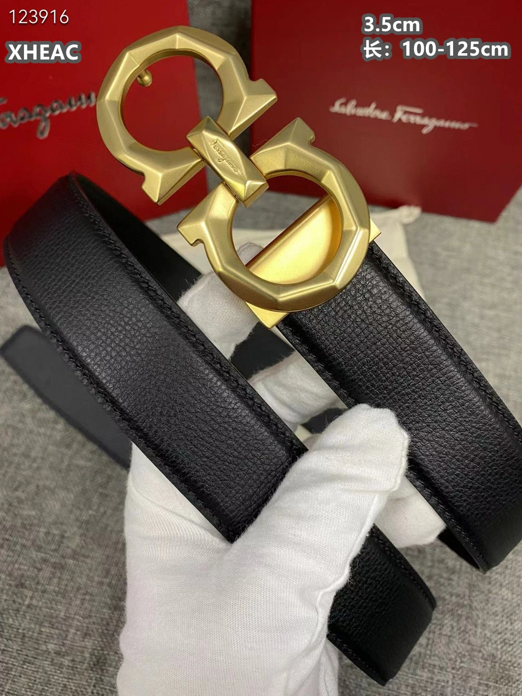 Salvatore Ferragamo AAA Quality Belts For Men Durable 9876