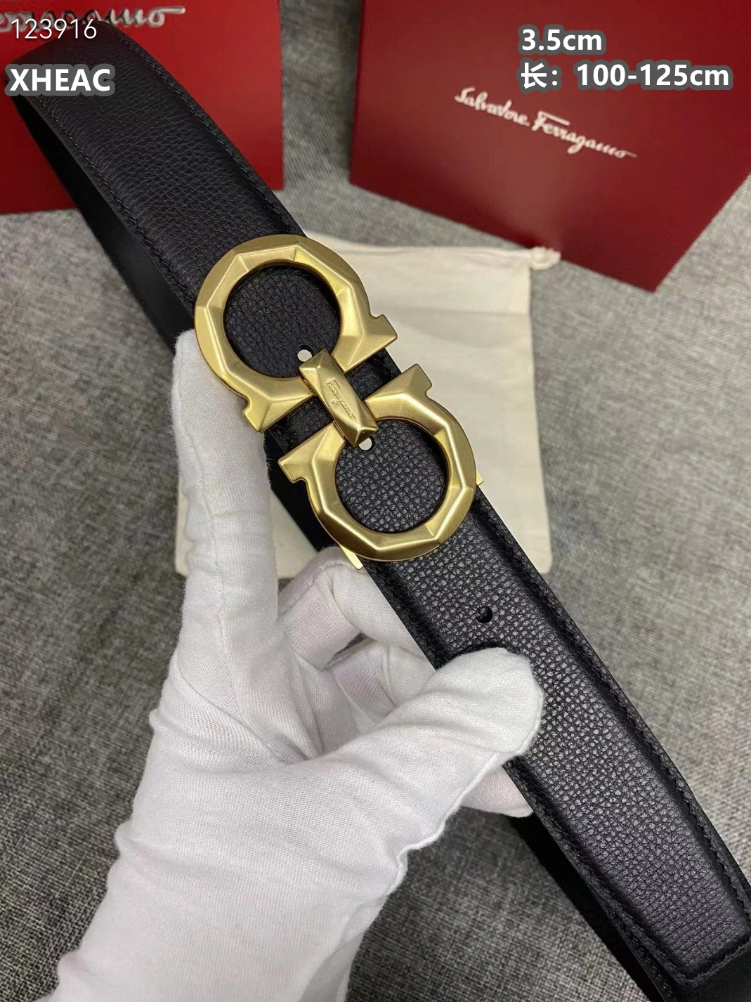 Salvatore Ferragamo AAA Quality Belts For Men Durable 9876