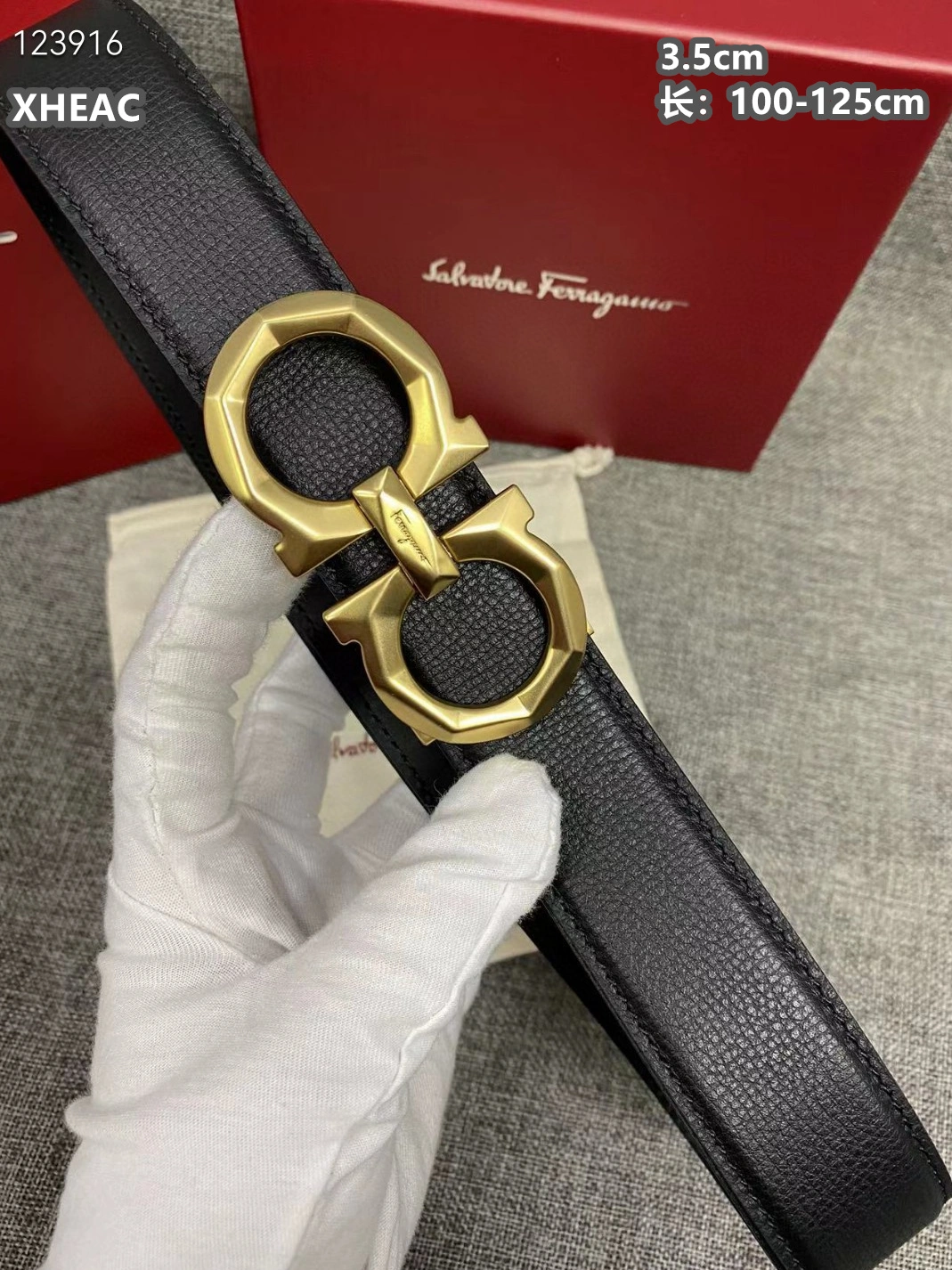 Salvatore Ferragamo AAA Quality Belts For Men Durable 9876