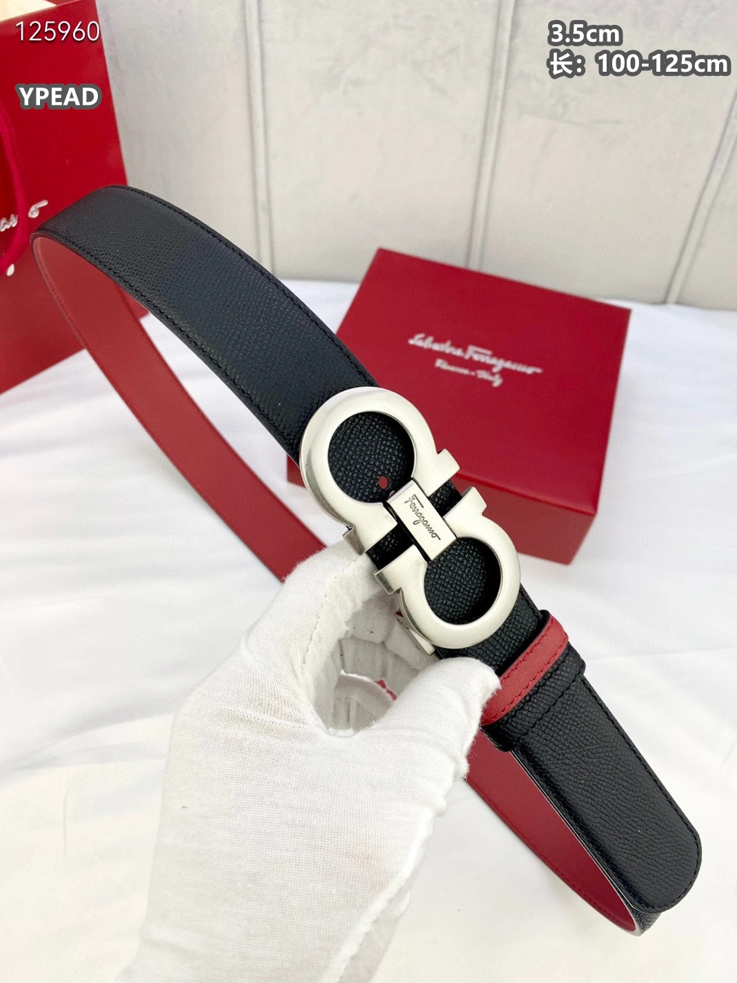 Salvatore Ferragamo AAA Quality Belts For Men EyeCatching 5688