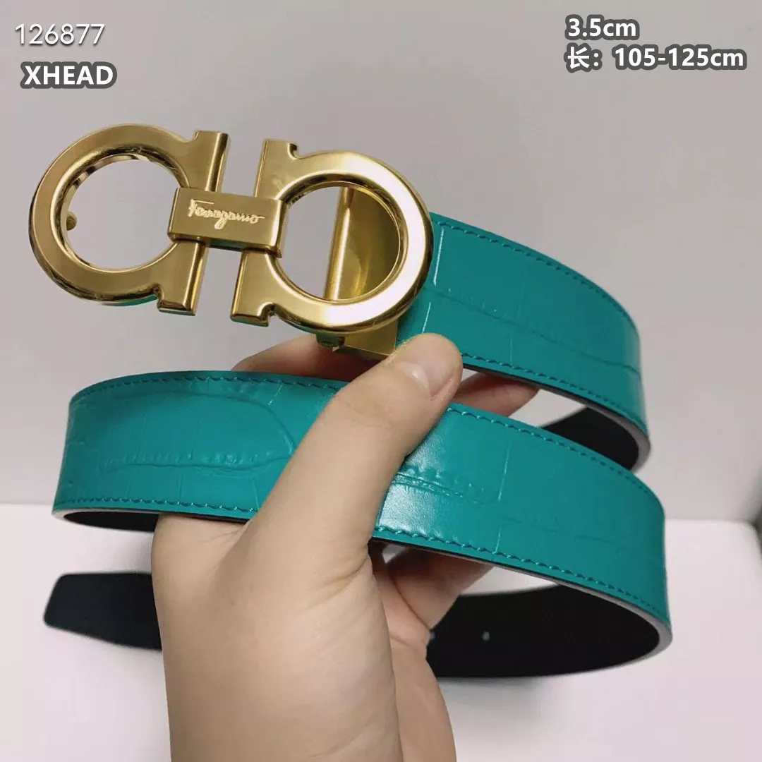 Salvatore Ferragamo AAA Quality Belts For Men Flexible 1835