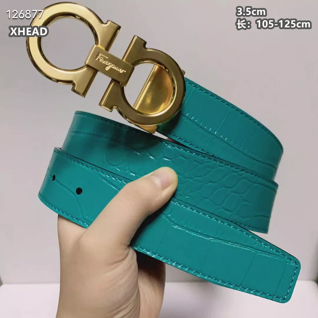 Salvatore Ferragamo AAA Quality Belts For Men Flexible 1835