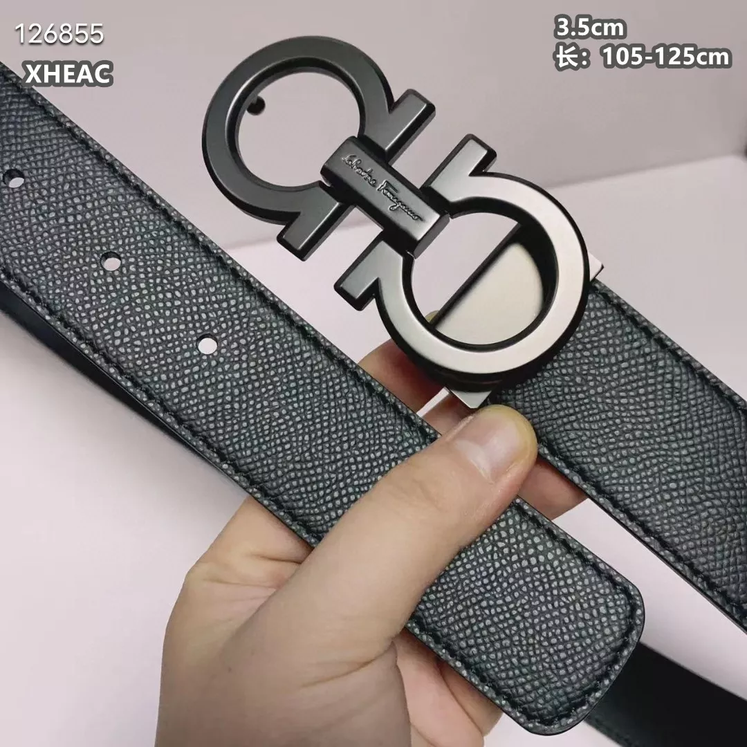 Salvatore Ferragamo AAA Quality Belts For Men Flexible 588