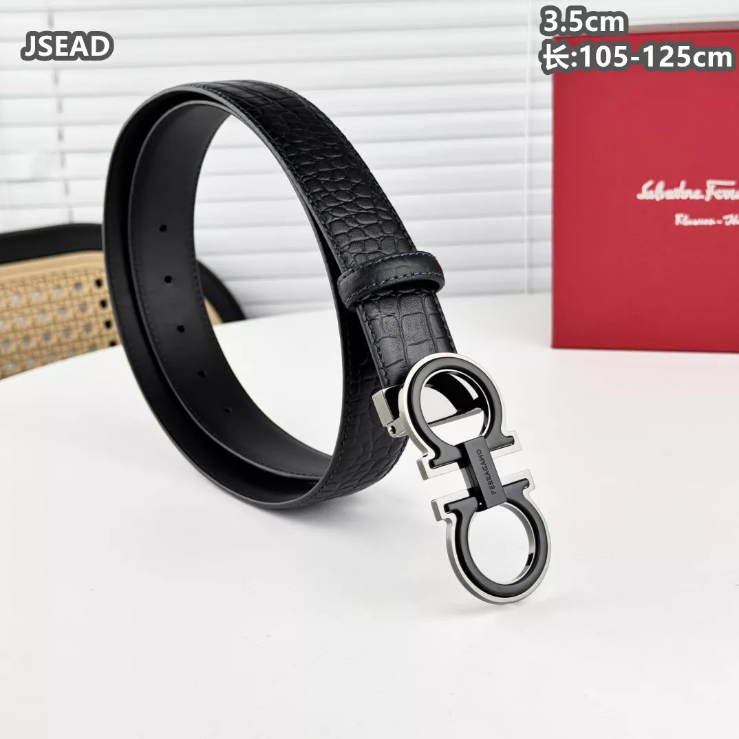 Salvatore Ferragamo AAA Quality Belts For Men Functional 9688