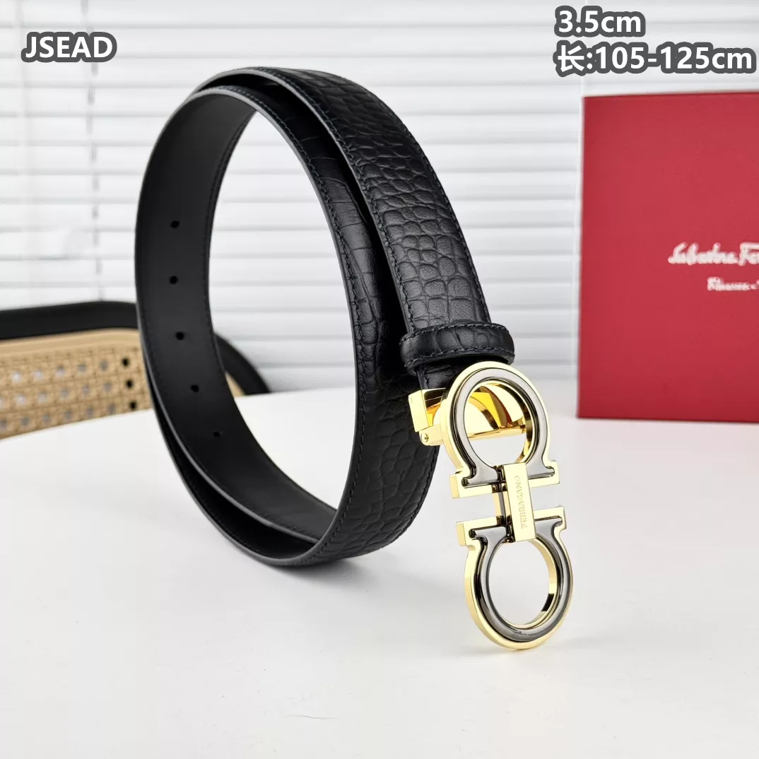 Salvatore Ferragamo AAA Quality Belts For Men GoodFit 8618