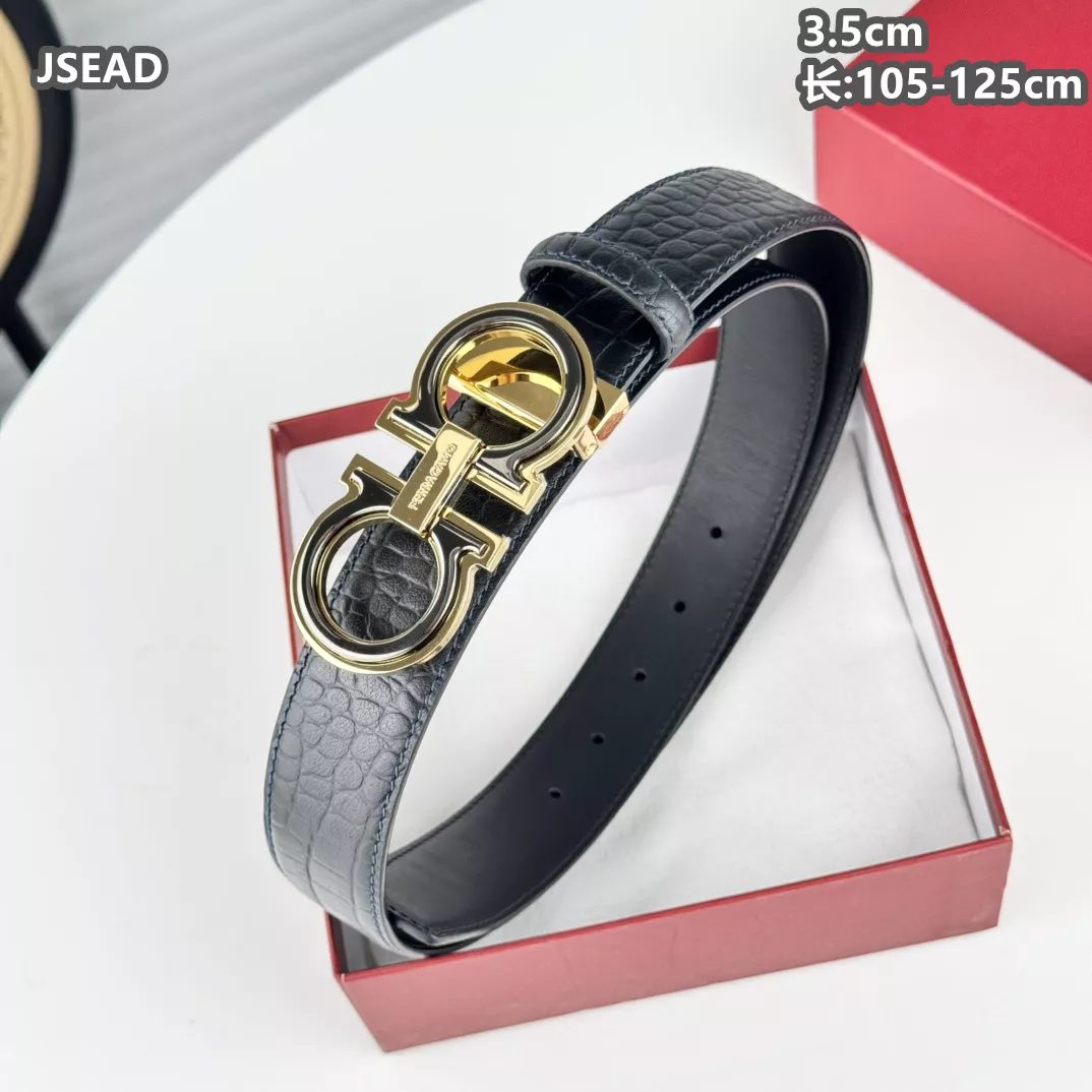 Salvatore Ferragamo AAA Quality Belts For Men GoodFit 8618