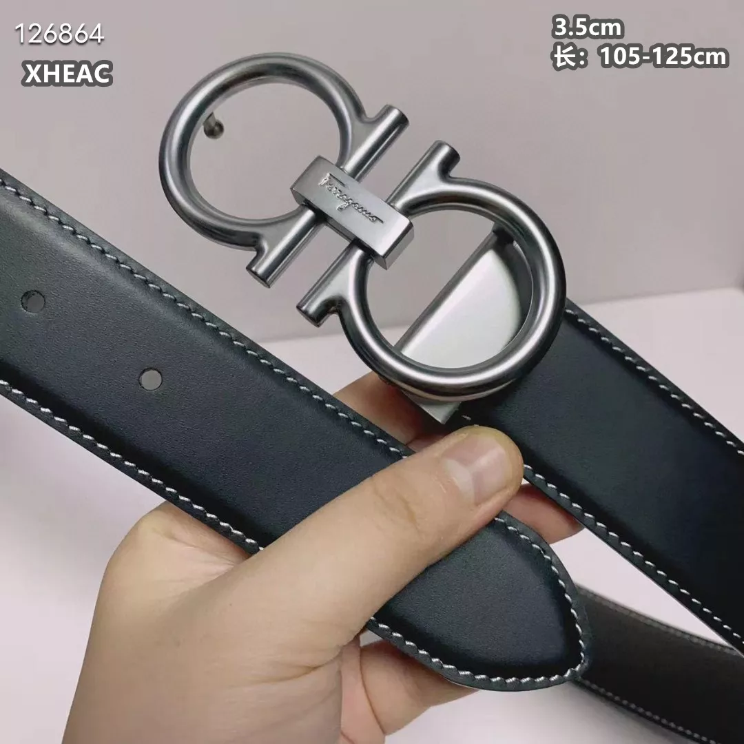 Salvatore Ferragamo AAA Quality Belts For Men Modern 6414