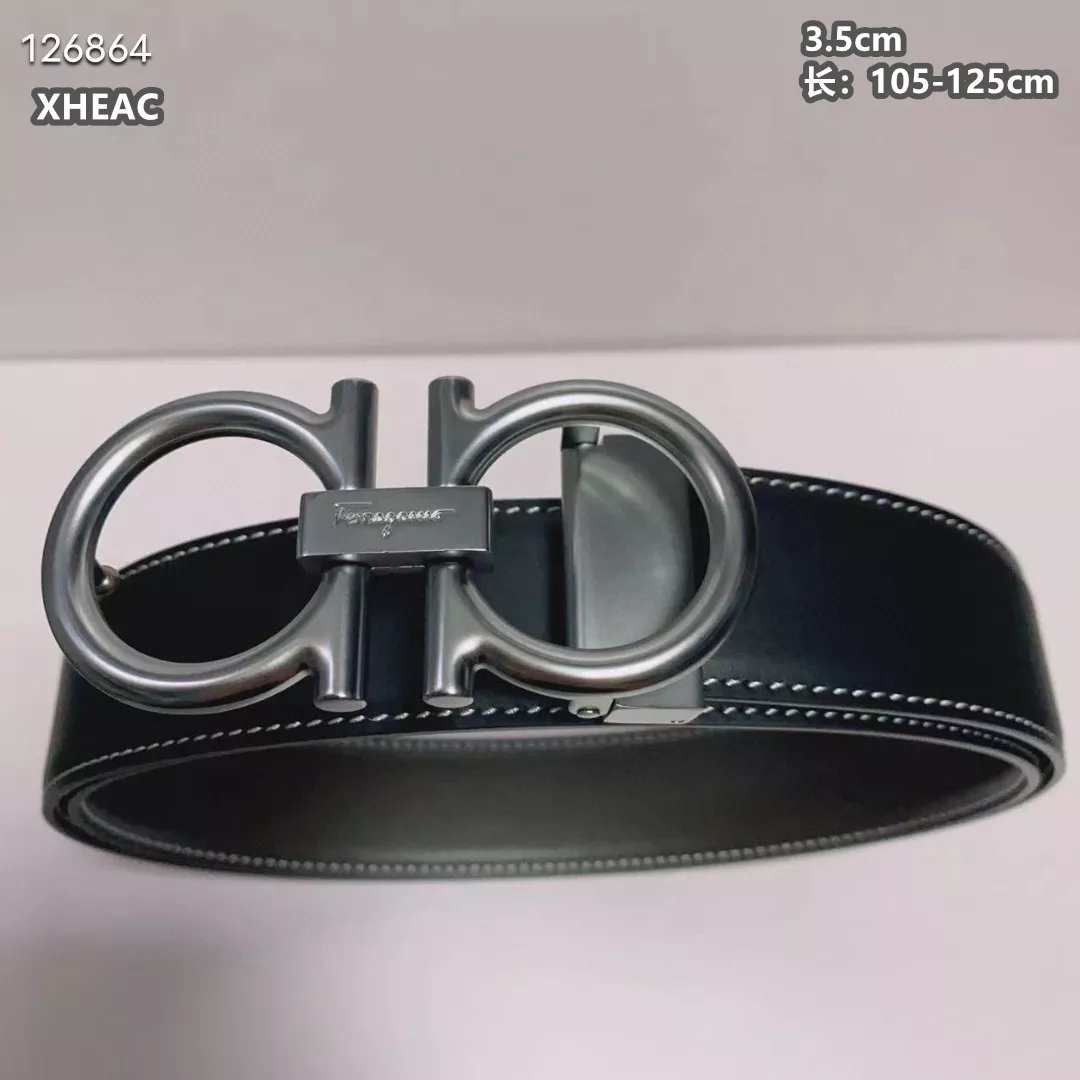 Salvatore Ferragamo AAA Quality Belts For Men Modern 6414