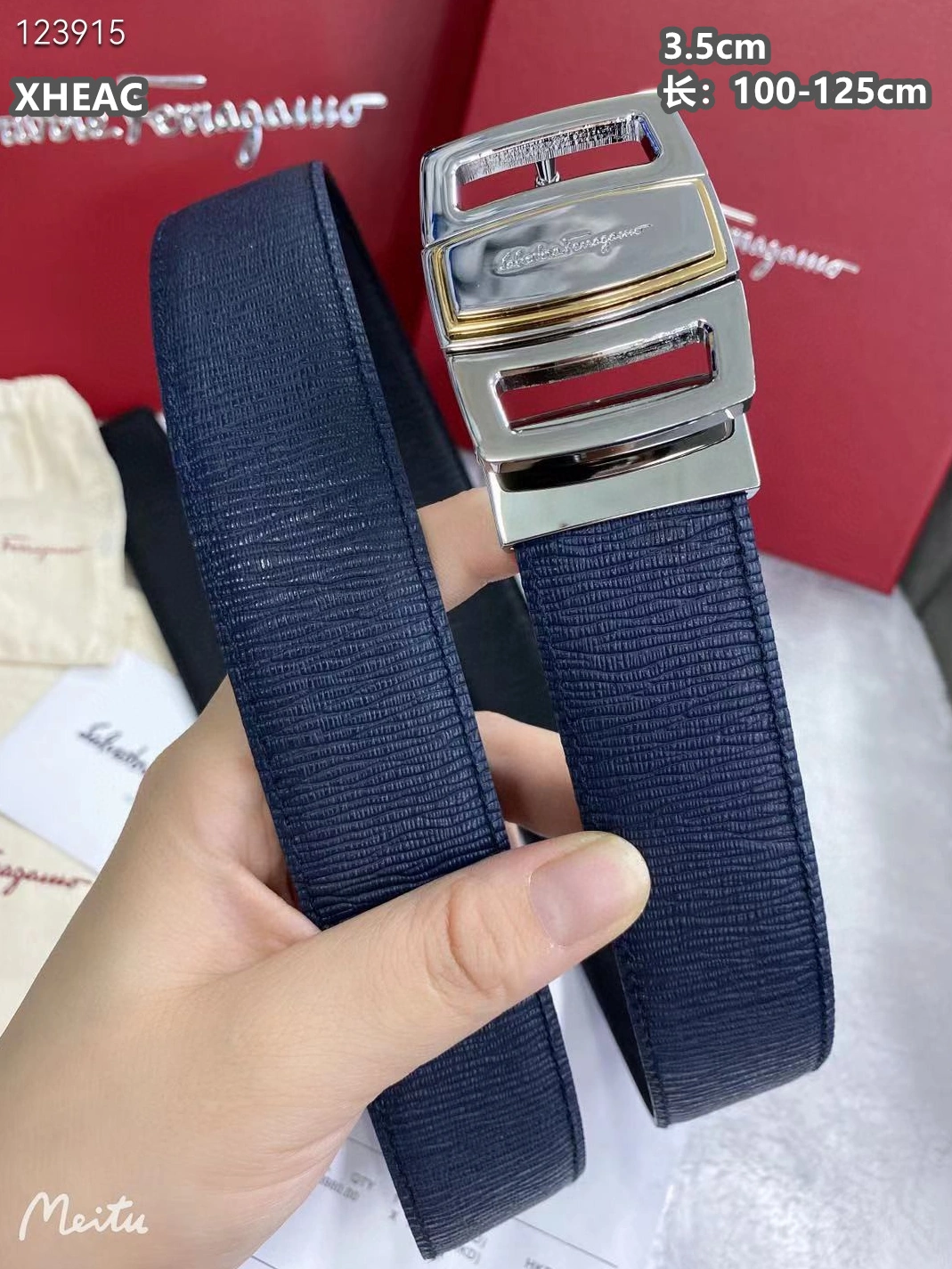 Salvatore Ferragamo AAA Quality Belts For Men Practical 2958