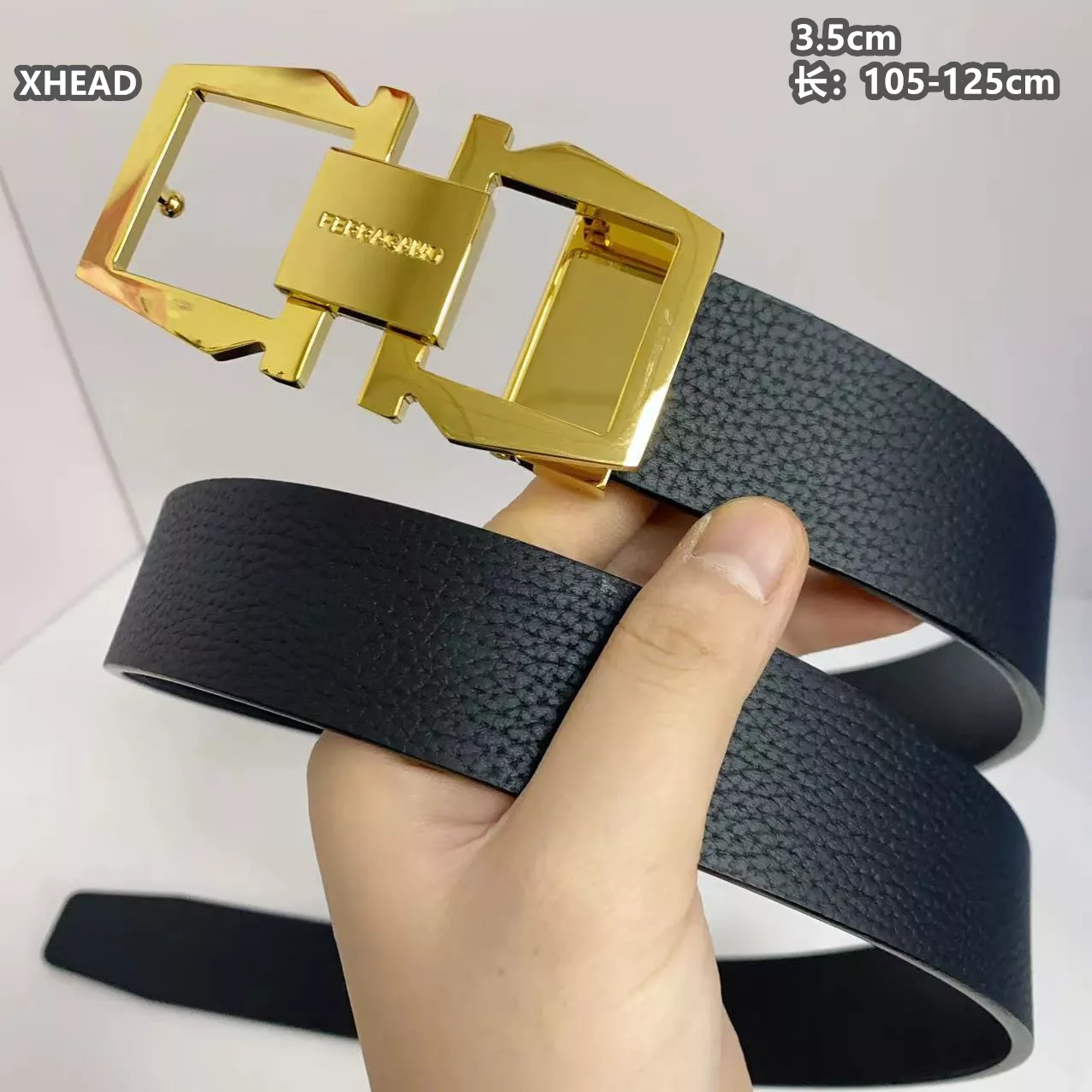 Salvatore Ferragamo AAA Quality Belts For Men Refined 2185