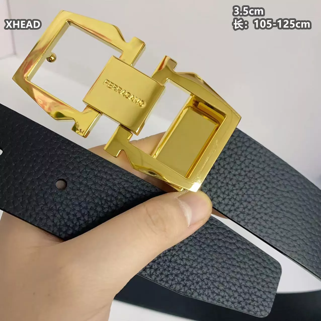 Salvatore Ferragamo AAA Quality Belts For Men Refined 2185