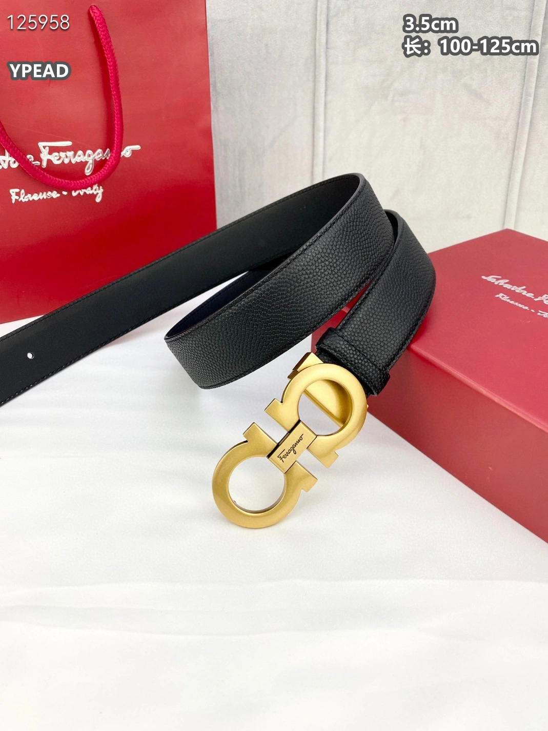 Salvatore Ferragamo AAA Quality Belts For Men Reliable 5053