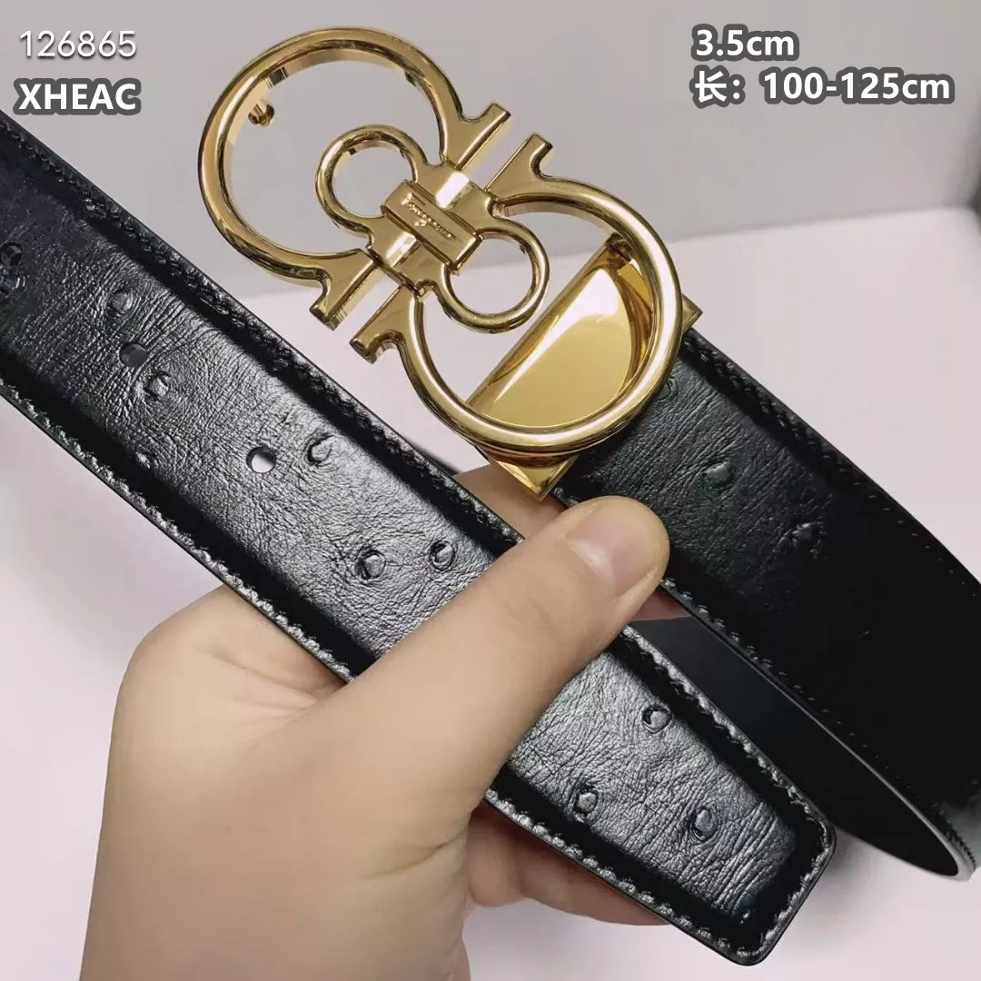 Salvatore Ferragamo AAA Quality Belts For Men Resilient 7361