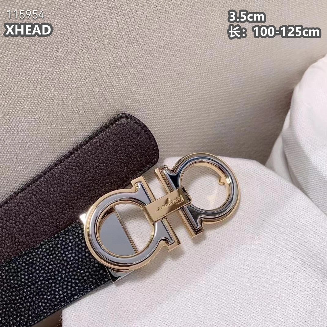 Salvatore Ferragamo AAA Quality Belts For Men Resilient 7743