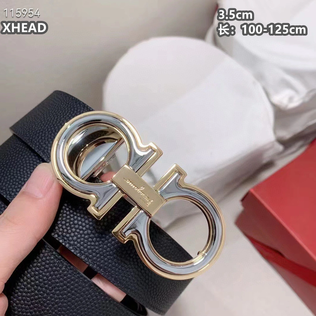 Salvatore Ferragamo AAA Quality Belts For Men Resilient 7743