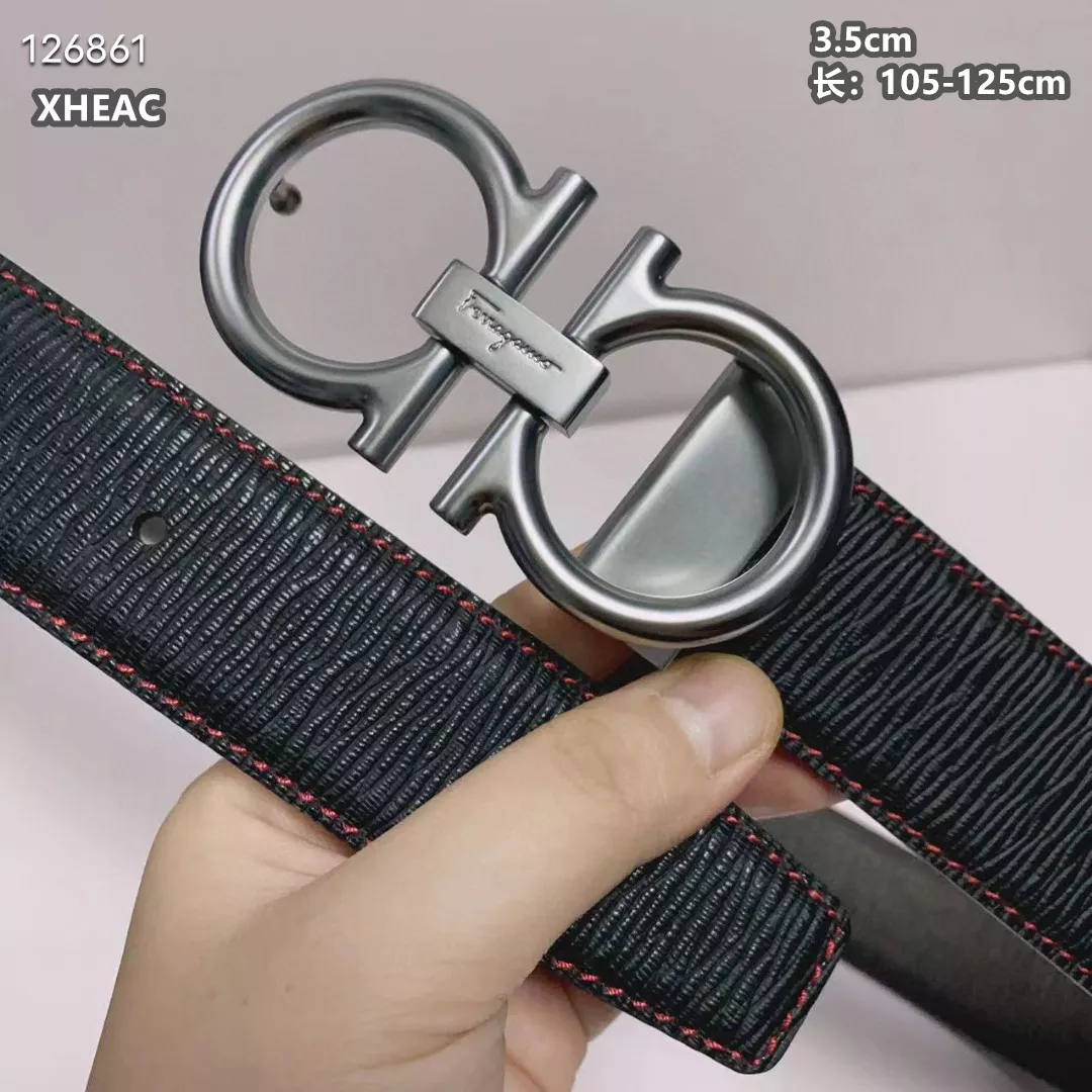 Salvatore Ferragamo AAA Quality Belts For Men Sophisticated 7941