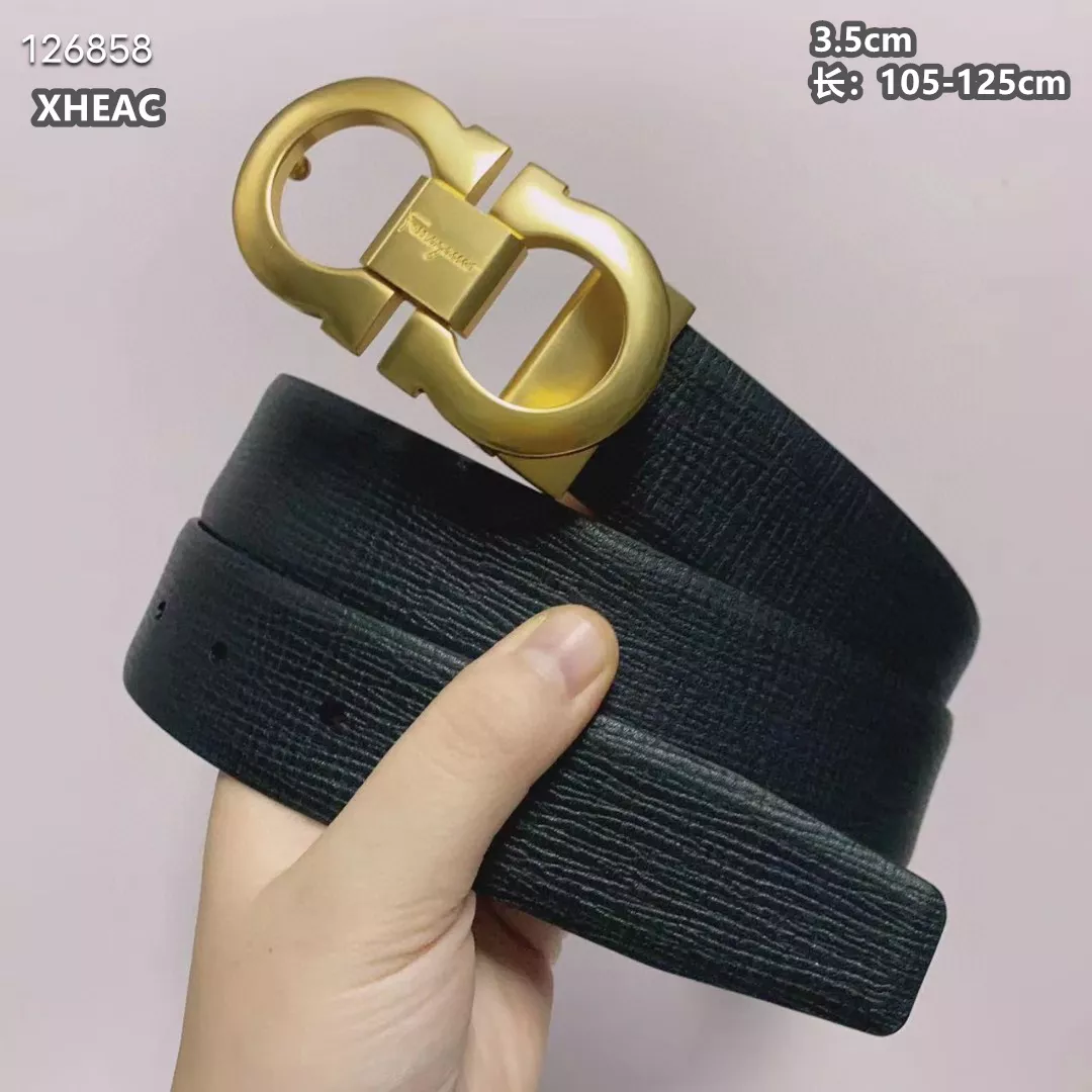 Salvatore Ferragamo AAA Quality Belts For Men Versatile 1947