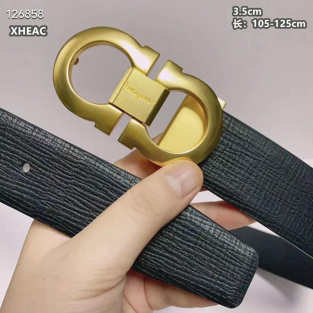 Salvatore Ferragamo AAA Quality Belts For Men Versatile 1947