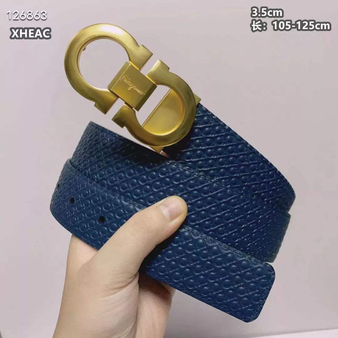 Salvatore Ferragamo AAA Quality Belts For Men Versatile 6868