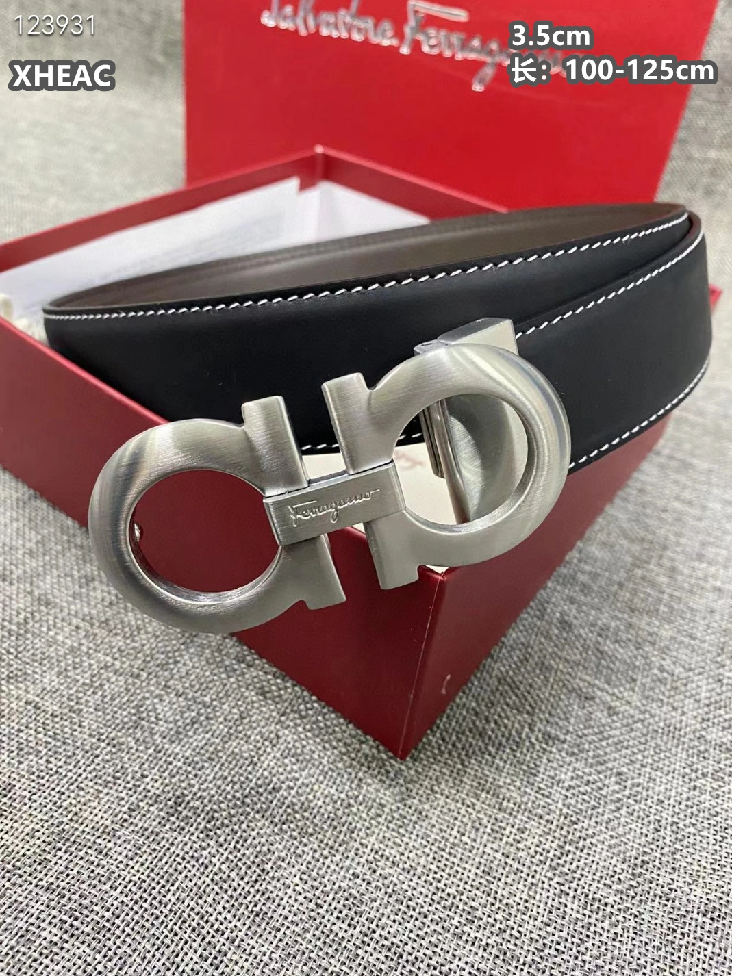Salvatore Ferragamo AAA Quality Belts For Men WellDesigned 4237